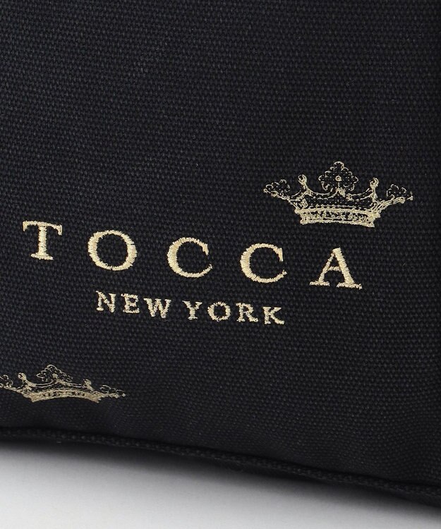 TOCCA CROWN DOTS CANVASTOTE トートバッグ ブラック系