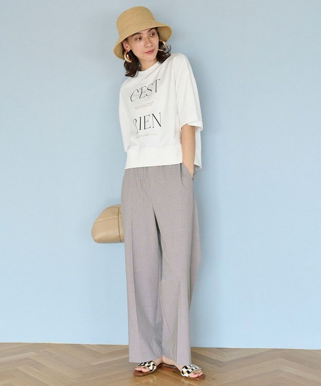 UNFILO 【新色追加】イージーワイドパンツ ガンクラブ