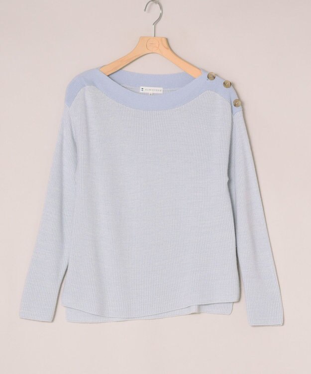 ONWARD Reuse Park 【組曲】ニット春夏 ブルー