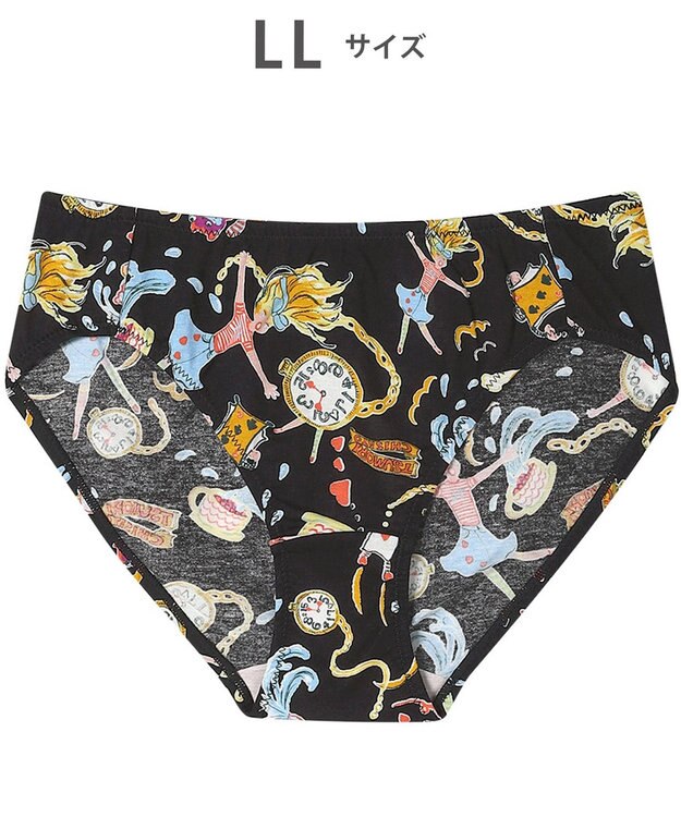 tsumori chisato SLEEP ツモリチサト ショーツ 綿混ベア天竺素材(身生地) レディース UPX565/ワコール ブラック