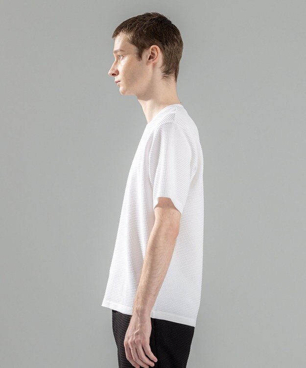 JOSEPH HOMME 新色追加【オリジナル素材/シワになりにくい】ライトタックジャージー クルーネックＴシャツ ホワイト系