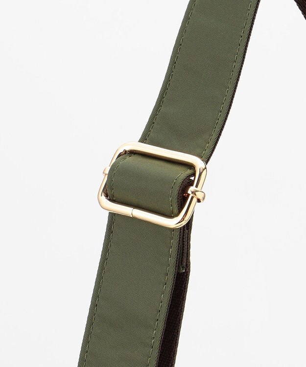 LA BAGAGERIE 【MONICA】ナイロン2WAYトートバッグ Sサイズ カーキ