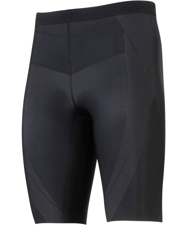 CW-X 【MEN】 CW-X メンズ スポーツタイツ ハーフ(ひざ上丈) 下半身サポート(股関節・腰・おしり・ふともも) マラソン 球技 HZO695 /ワコール ブラック