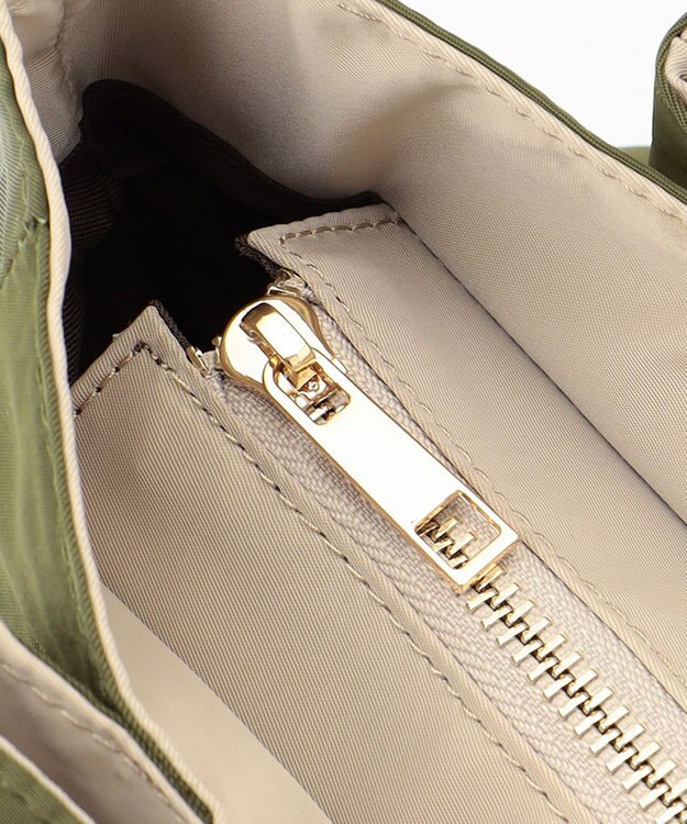 LA BAGAGERIE 【MONICA】ナイロン2WAYトートバッグ Sサイズ カーキ