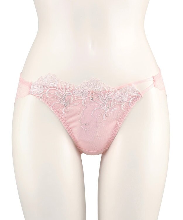 San-ai Resort（三愛水着楽園） エレガントコレクション【2502】デザインバックレースショーツ ピンク