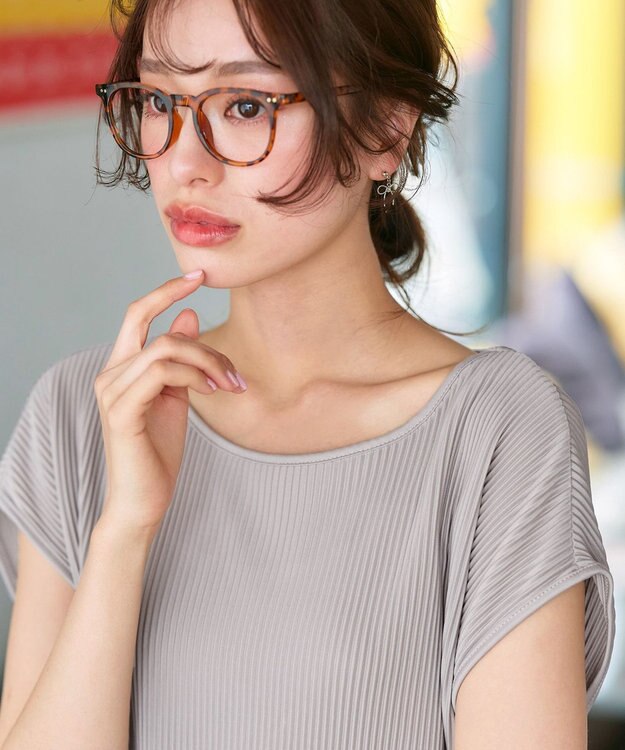 Tiaclasse 【2点セット・新色追加・洗える】クリスタルプリーツセットアップ グレージュ