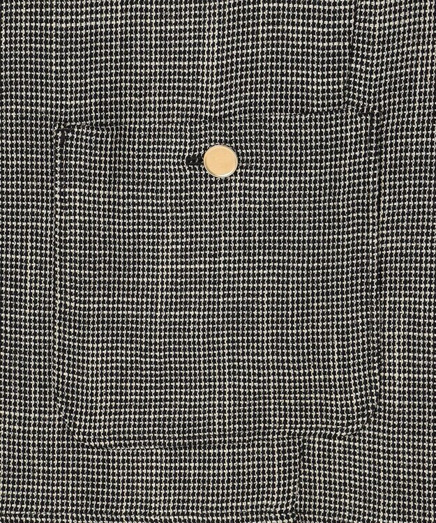 自由区 【洗える】ライトカラミノーカラー ジャケット モノトーン