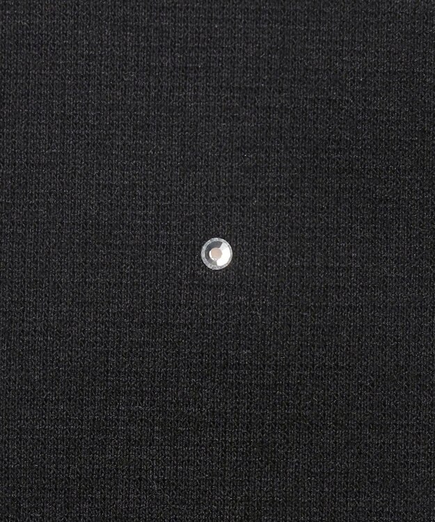 ANY SIS 【洗える】ビジュー付き カットソー ブラック