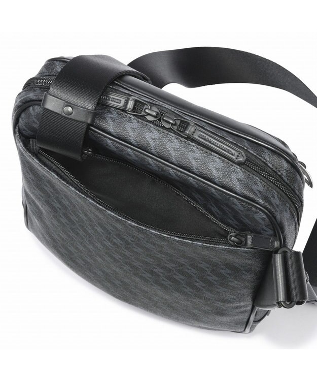 ZERO HALLIBURTON  ZH-モノグラム ショルダーバッグ 6L 650g 81521 ブラック