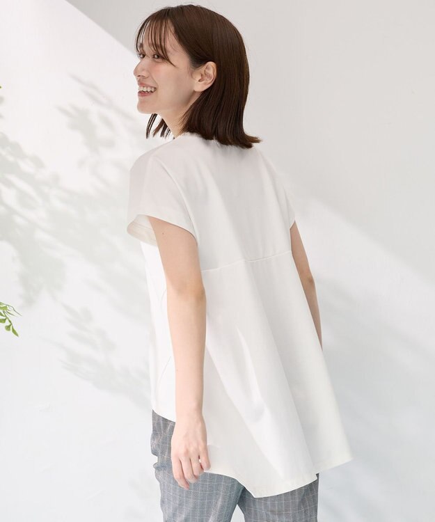 ANY シルケットスムースチュニック オフ