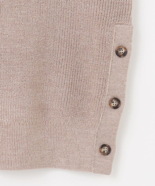 J.PRESS LADIES 【洗える】DRALON MERINO ニット ベスト ベージュ系