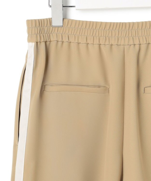 ICB ベルベットライン トラックワイドパンツ ベージュ