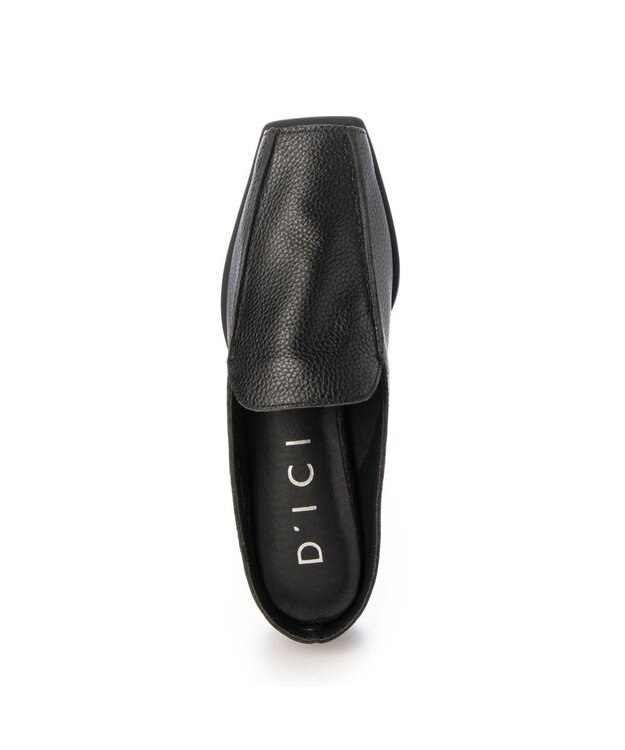 MODE ET JACOMO <D'ICI>スクエアトゥミュールローファー ブラック