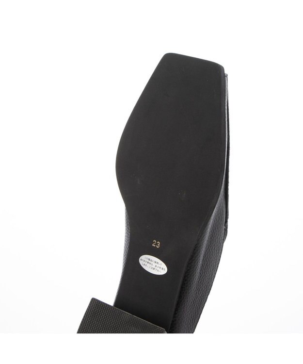 MODE ET JACOMO <D'ICI>スクエアトゥミュールローファー ブラック