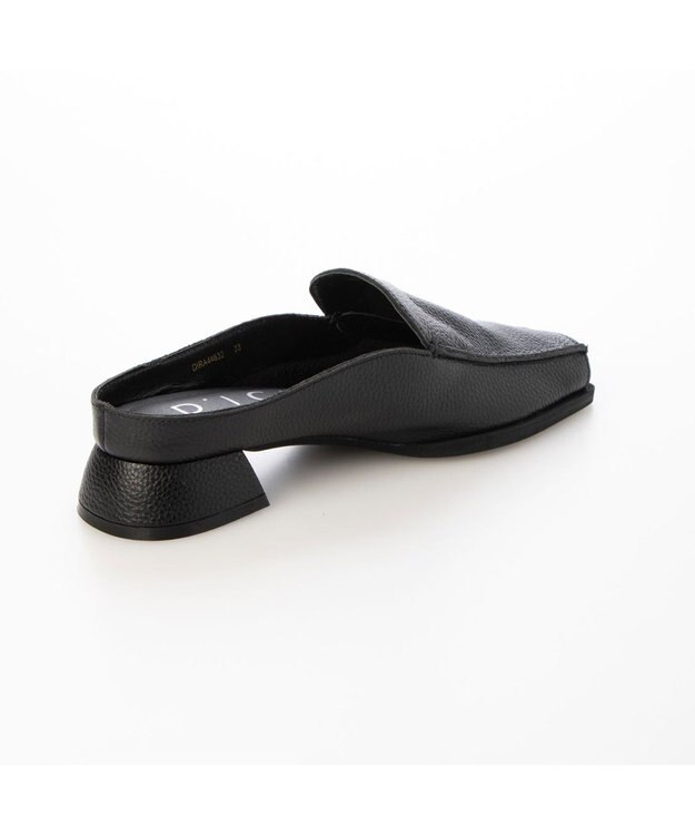 MODE ET JACOMO <D'ICI>スクエアトゥミュールローファー ブラック