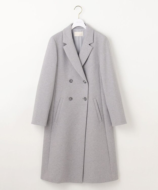 ANY SIS ウールライクノーブルチェスター コート ライトグレー