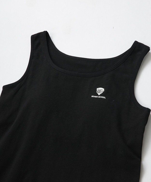 BEAMS SCHOOL カップ付タンクトップ ブラック