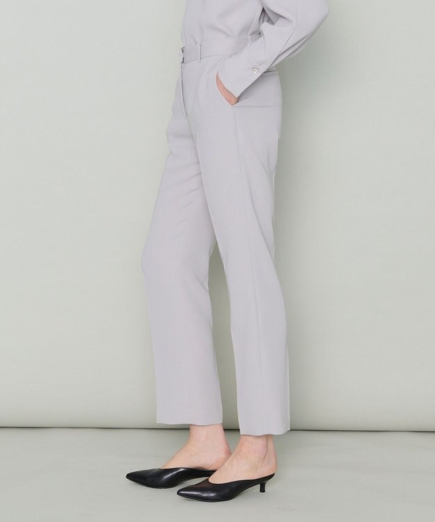 JOSEPH 【洗える】プランプトフルー　テーパードトラウザーズ Light grey