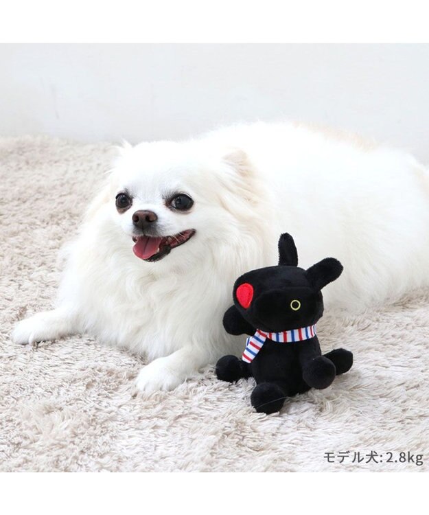 PET PARADISE リサとガスパール お座りトイ トリコロール マフラー 《ガスパール》 小型犬 ガスパール