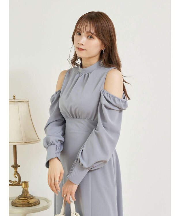 earth music&ecology ２ＷＡＹショルダーワンピース Blue