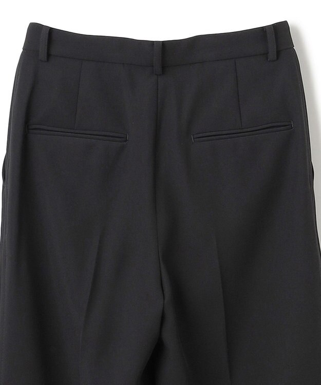 BEIGE， 【洗える・L-size】ALAINA / ワイドストレートパンツ Black