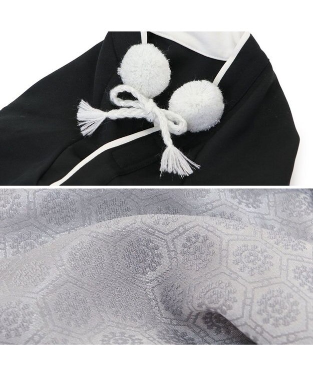 PET PARADISE ペットパラダイス 金糸紋付き袴 小型犬 黒