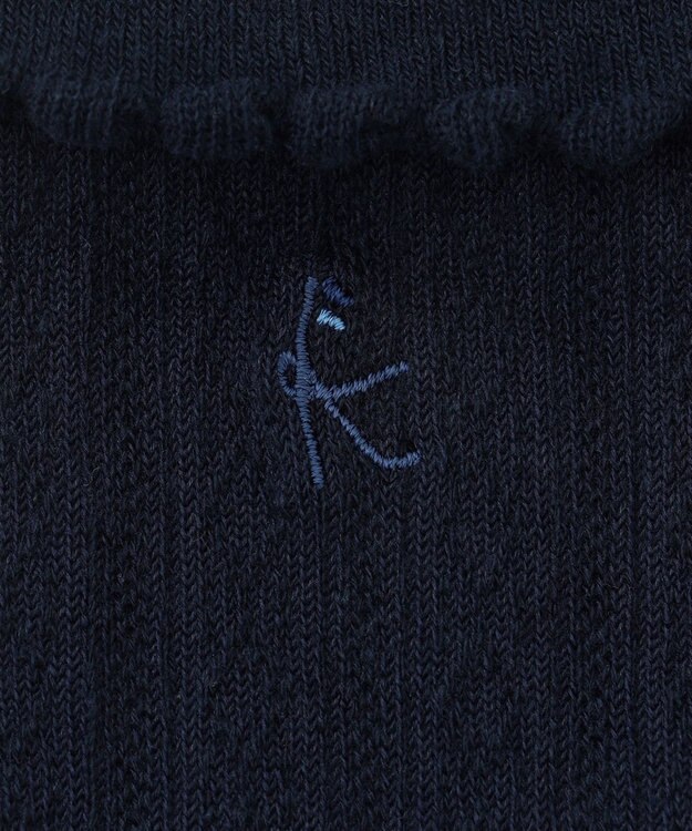 組曲 KIDS 【13-24cm】シンプル ハイソックス ネイビー系