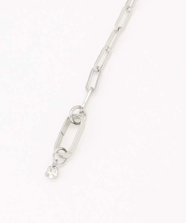 ANY マルチＷＡＹラリエットネックレス シルバー