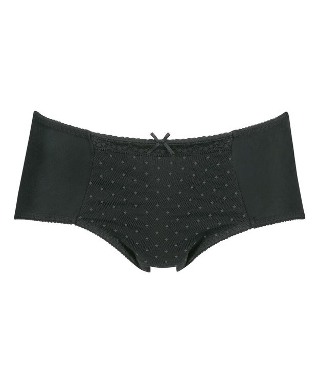 Wing ジュニア サニタリーショーツ Wing Teen ナイト用 ナプキンがフィットしやすい 羽付きナプキン対応 はきこみ丈あさめ RJ4100 ウイング／ワコール ブラック