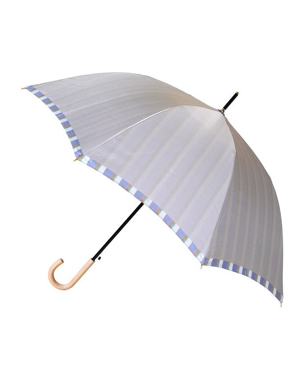 槇田商店 Riff  マロウブルー 長傘 ブルーグレー