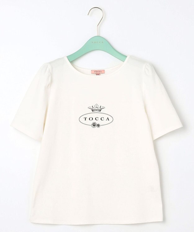 TOCCA 【洗える！】TOCCA TEE Tシャツ ホワイト系