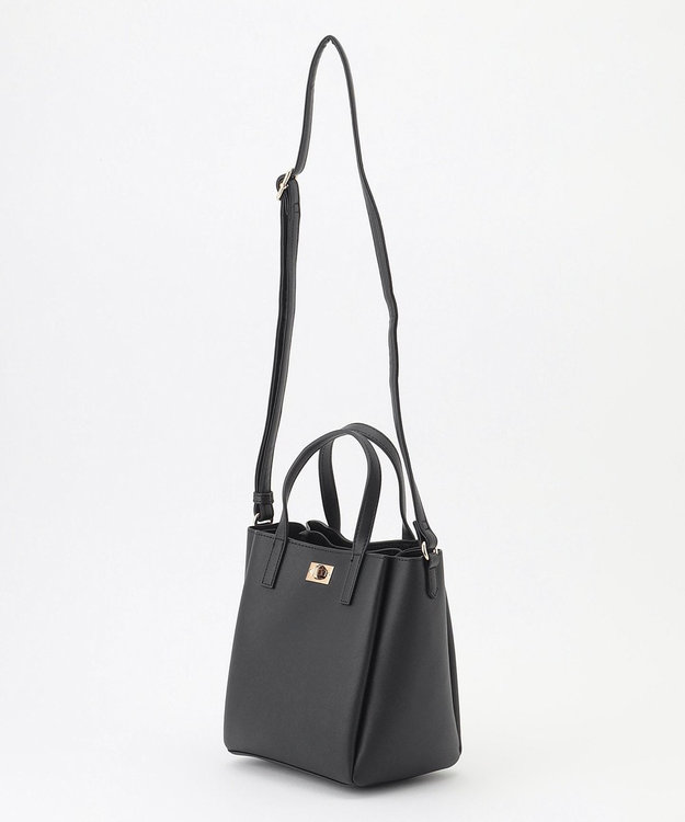 ANY マジカルライト縦型ショルダーバッグ ブラック