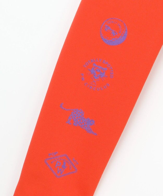 PW CIRCULUS 【WOMEN】裏フリースモックネックT レッド系