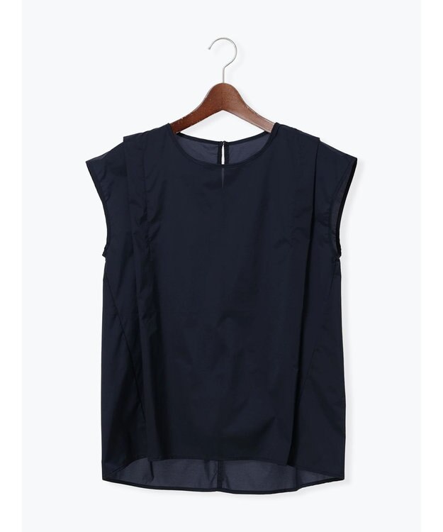 Te chichi シアーナイロンブラウス ネイビー