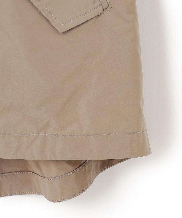 23区 L 【撥水加工/洗える】ブライトタフタ マウンテンパーカー モカ系