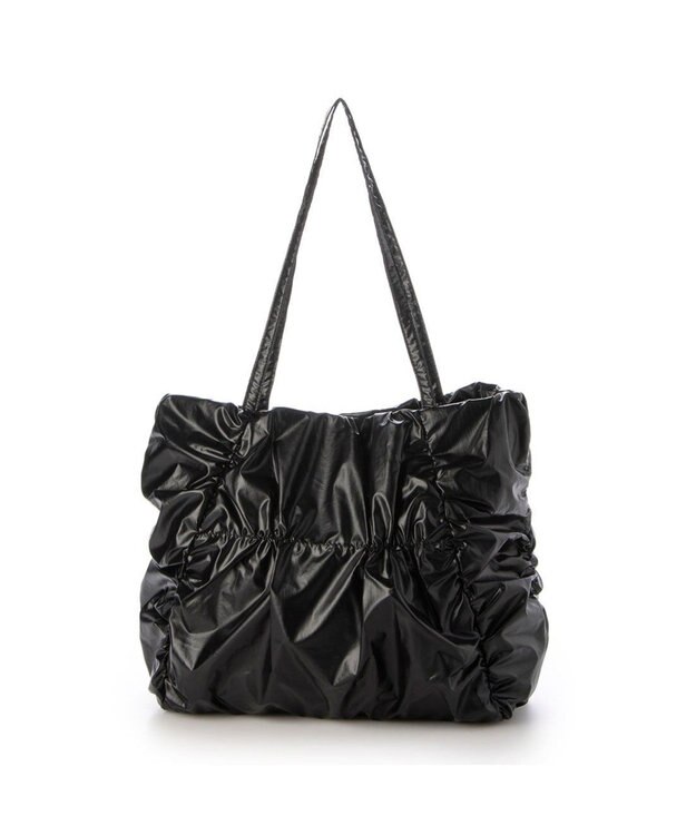 UNBILLION カシュカシュ cachecache / シャーリングトートバッグ ブラック