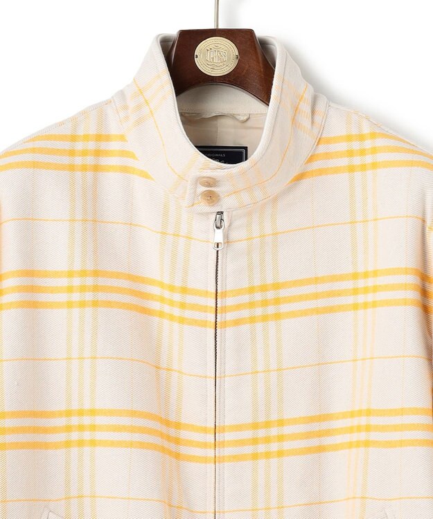 J.PRESS MEN 【J.PRESS ORIGINALS】Roy Twill Check Golf Jacket / Japan Made イエロー系3