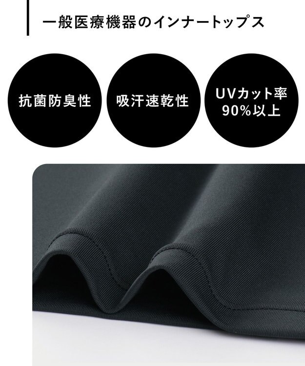 CW-X 【MEN】 CW-X 【一般医療機器】 リカバリーウェア 【＆RECOVERY】 疲労回復 コリ緩和 血行促進 運動前後 日常生活 インナートップス 長袖 メンズ RLO119 /ワコール ブラック