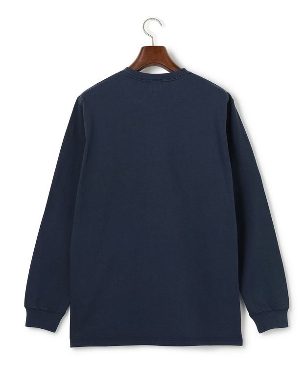 J.PRESS MEN 【NYUZELESS】SKI プリント ロングスリーブ Tシャツ ネイビー系