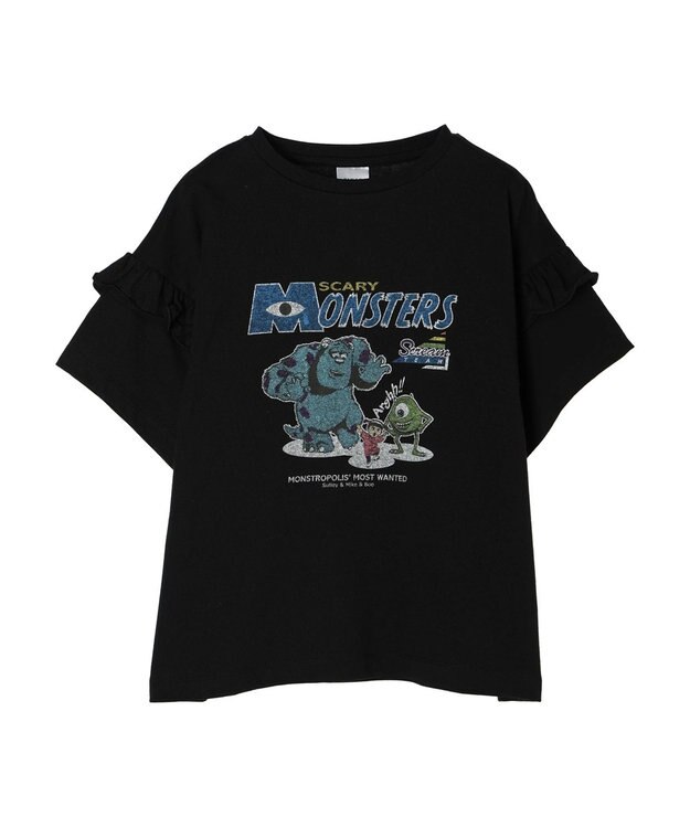 AMERICAN HOLIC フリルＴシャツ／Ｍｏｎｓｔｅｒｓ　ｉｎｃ Black