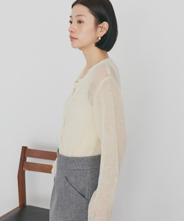 AMERICAN HOLIC 甘編みキャミカーディガンセット Ivory