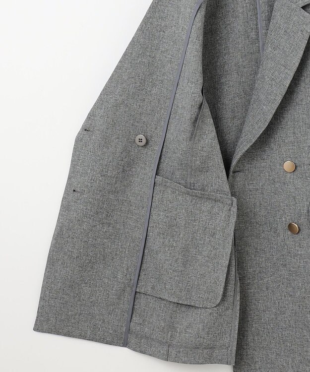 ANY SIS 【洗える】ツイード ジレ モノトーンミックス