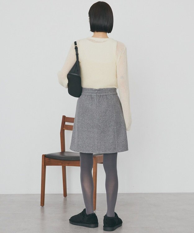 AMERICAN HOLIC 甘編みキャミカーディガンセット Ivory