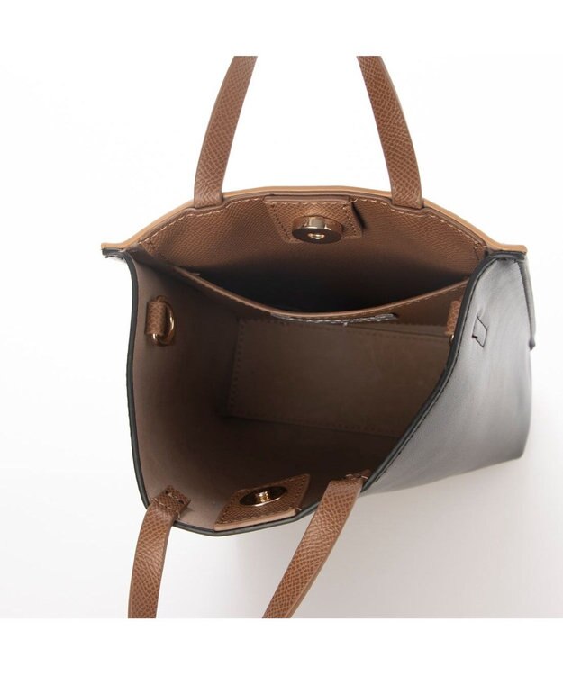 UNBILLION カシュカシュ cachecache / テクスチャーミックスミニショルダー ブラックミックス