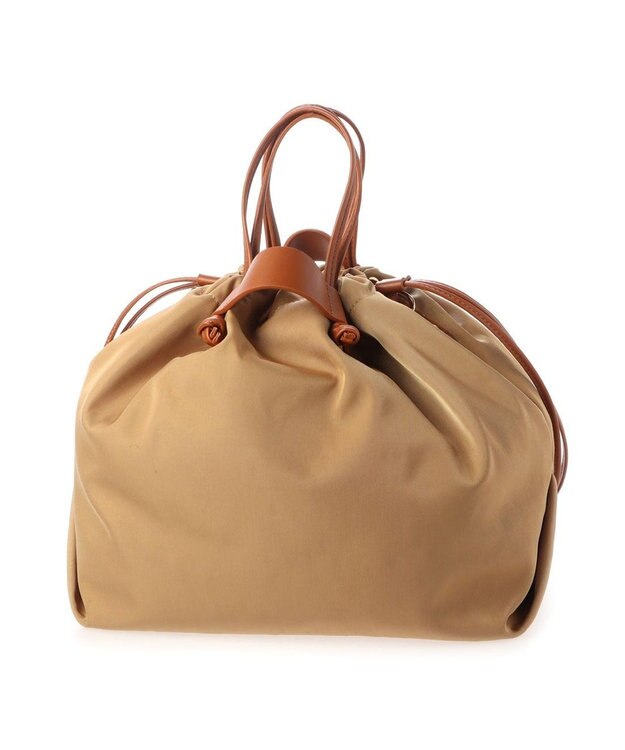 UNBILLION kakatoo ナイロンドローストリング3wayトートバッグ ベージュ