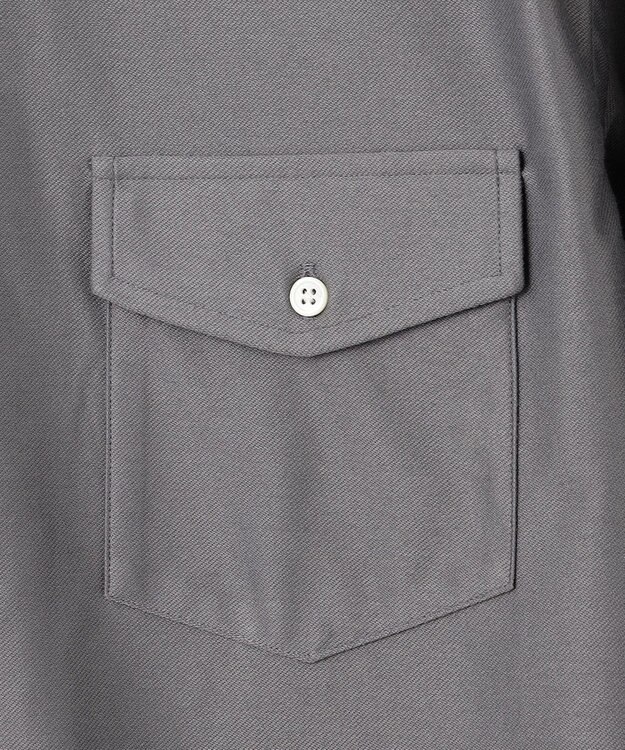 J.PRESS MEN KANEMASA KNITTING デニムジャージ シャツ ライトグレー系