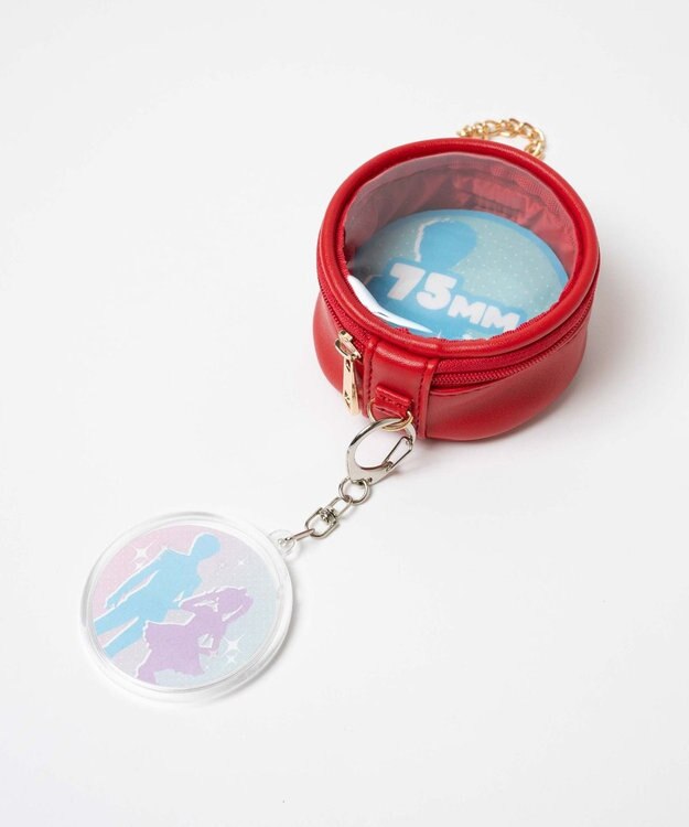 WEGO 【痛バ＆推し活グッズ】カラフルマルチミニポーチ レッド