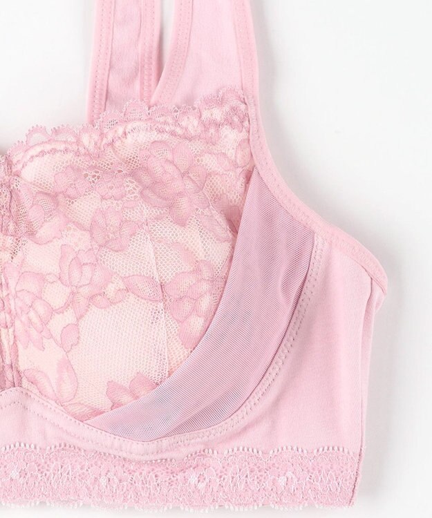 WACOAL 【ナイトアップブラ】 動画クリエイター nanakoななこさんコラボカラー登場 ナイトブラ 綿混(本体) 就寝時用 3Lまで対応 大きいサイズ ノンワイヤー レディース BRA166 /ワコール ピンク