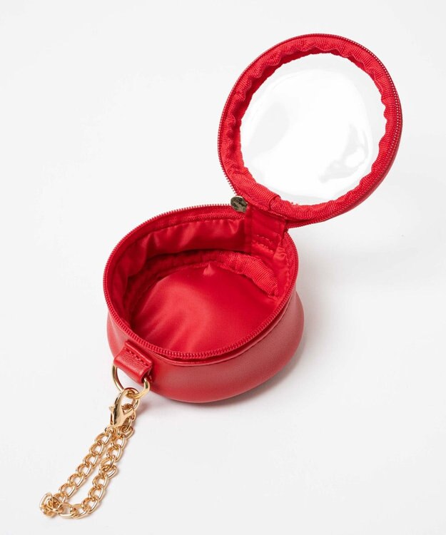 WEGO 【痛バ＆推し活グッズ】カラフルマルチミニポーチ レッド