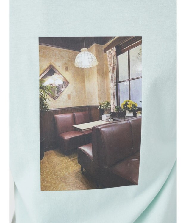 earth music&ecology レトロ喫茶プリントＴｅｅ Mint